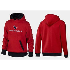 Houston Texans Authentic Logo Pullover Hoodie Red & Black 