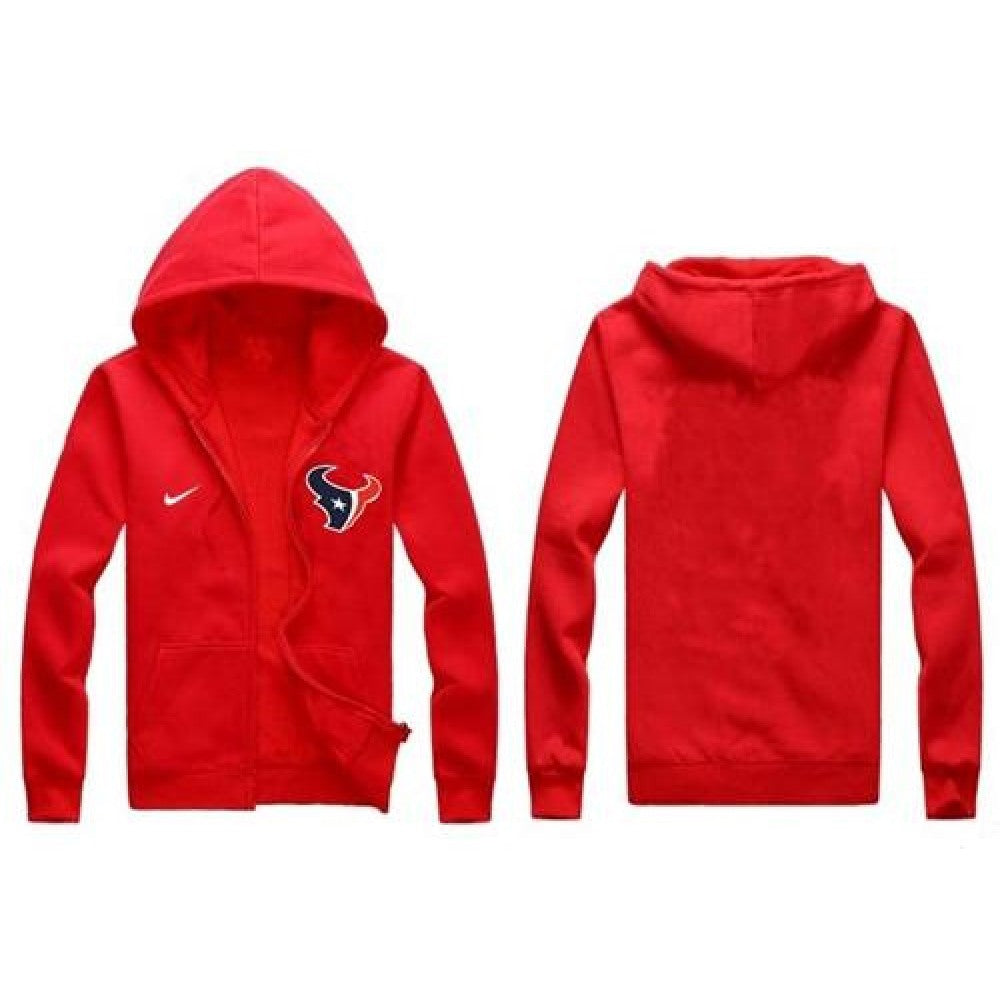 Houston Texans Authentic Logo Hoodie Red 