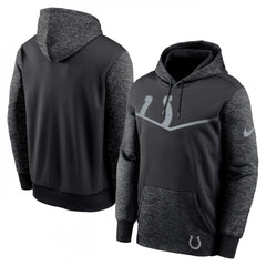 Men's Indianapolis Colts Black Reflective Therma Hoodie 
