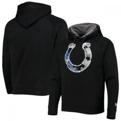 Men's Indianapolis Colts Black Pullover Hoodie 