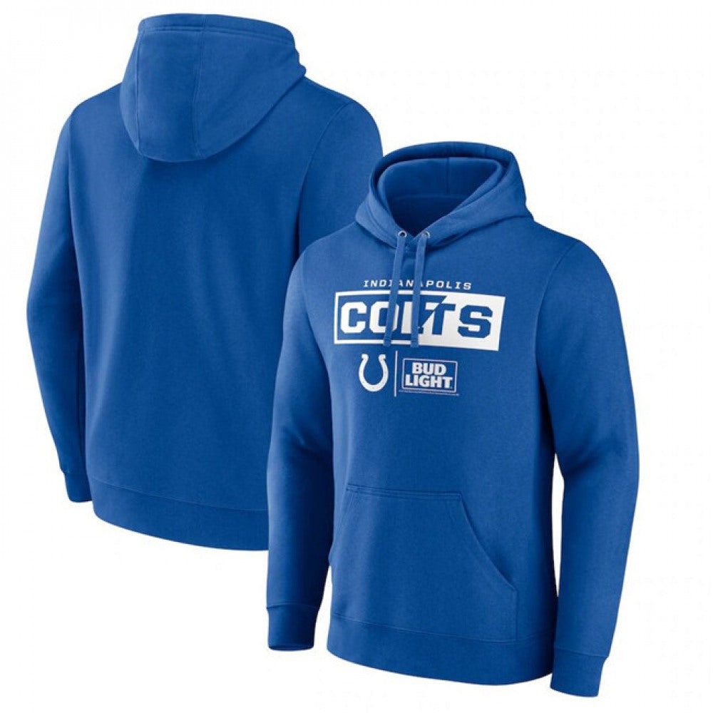 Men's Indianapolis Colts Blue x Bud Light Pullover Hoodie 