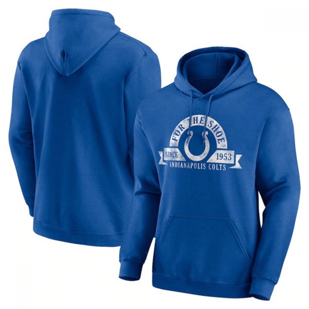 Men's Indianapolis Colts Blue Pullover Hoodie 