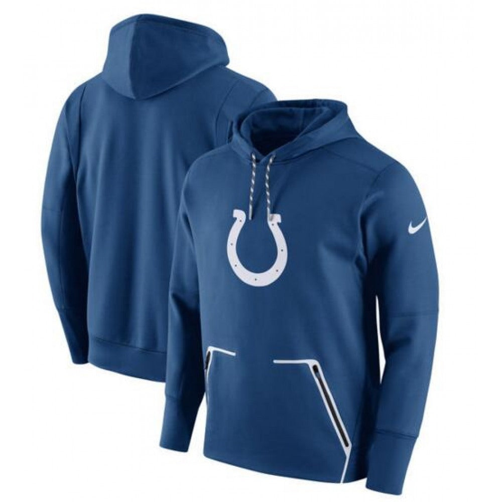 Men's Indianapolis Colts Royal Champ Drive Vapor Speed Pullover Hoodie 