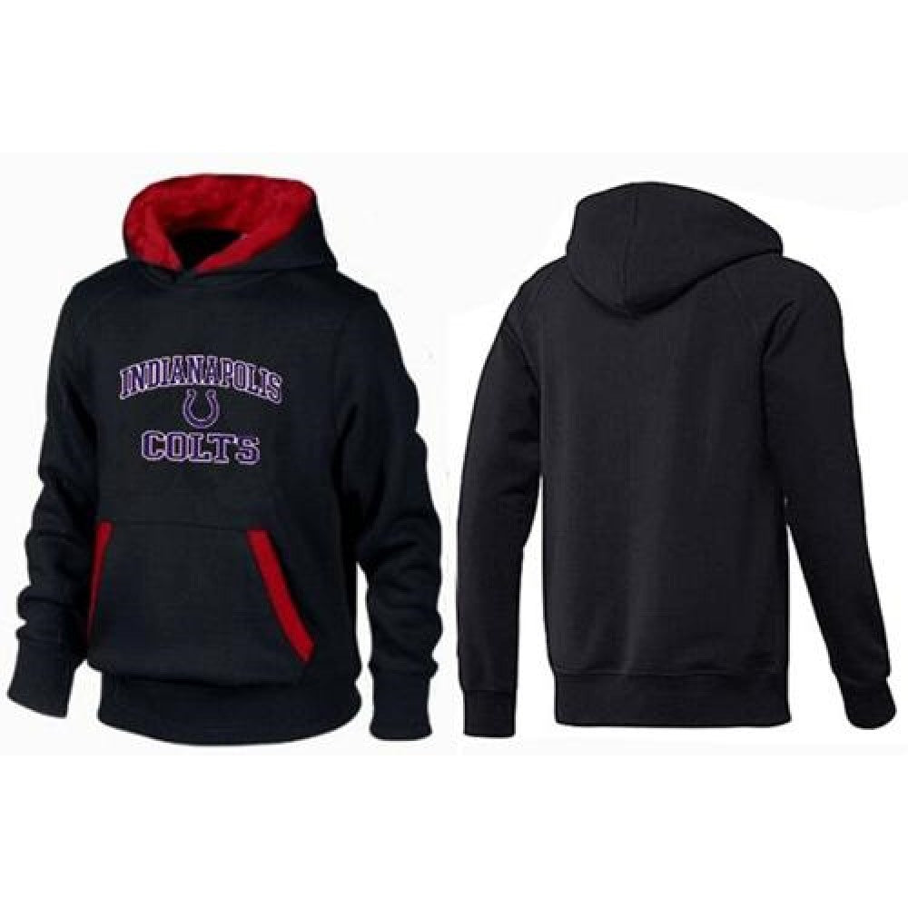 Indianapolis Colts Heart & Soul Pullover Hoodie Black & Red 
