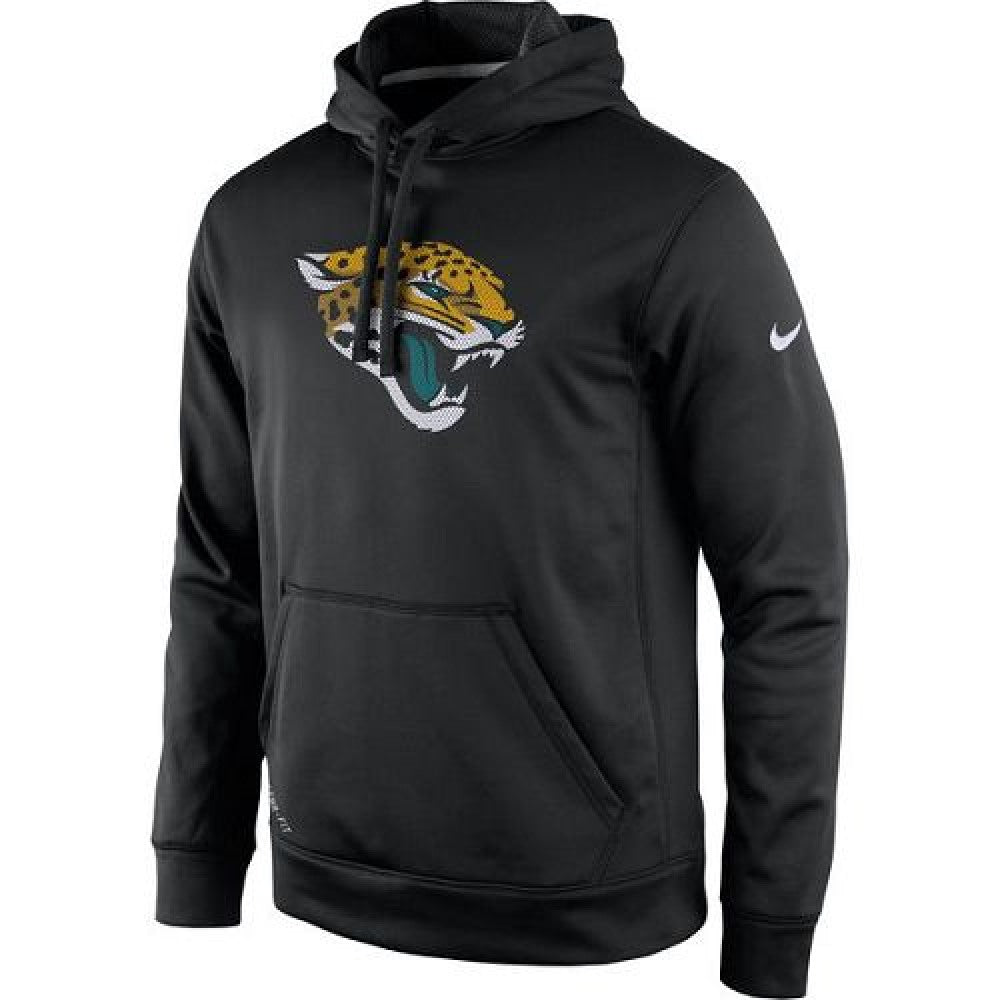 Men's Jacksonville Jaguars Black Practice Performance Pullover Hoodie 