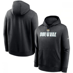 Men's Jacksonville Jaguars Black Fan Gear Local Club Pullover Hoodie 