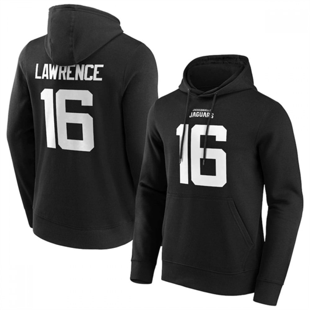Men's Jacksonville Jaguars #16 Trevor Lawrence Blue Hoodie 