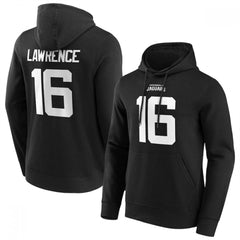 Men's Jacksonville Jaguars #16 Trevor Lawrence Blue Hoodie 