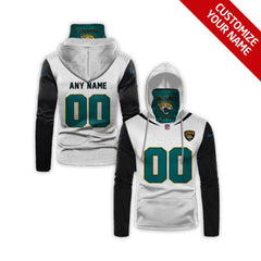 Men's Jacksonville Jaguars 2020 White Customize Hoodie Mask 