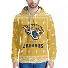 Men's Jacksonville Jaguars Yellow Pullover Hoodie 