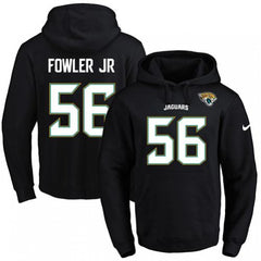 Jaguars #56 Dante Fowler Jr Black Name & Number Pullover NFL Hoodie 