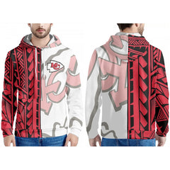 Men's Kansas City Chiefs Black/Red/White Pullover Hoodie 