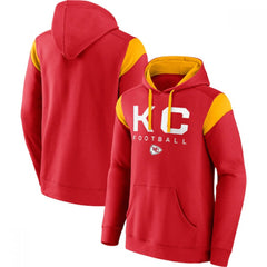 Men's Kansas City Chiefs Red Call The Shot Pullover Hoodie 