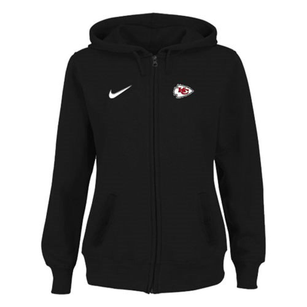Women's Kansas City Chiefs Stadium Rally Full Zip Hoodie Black 