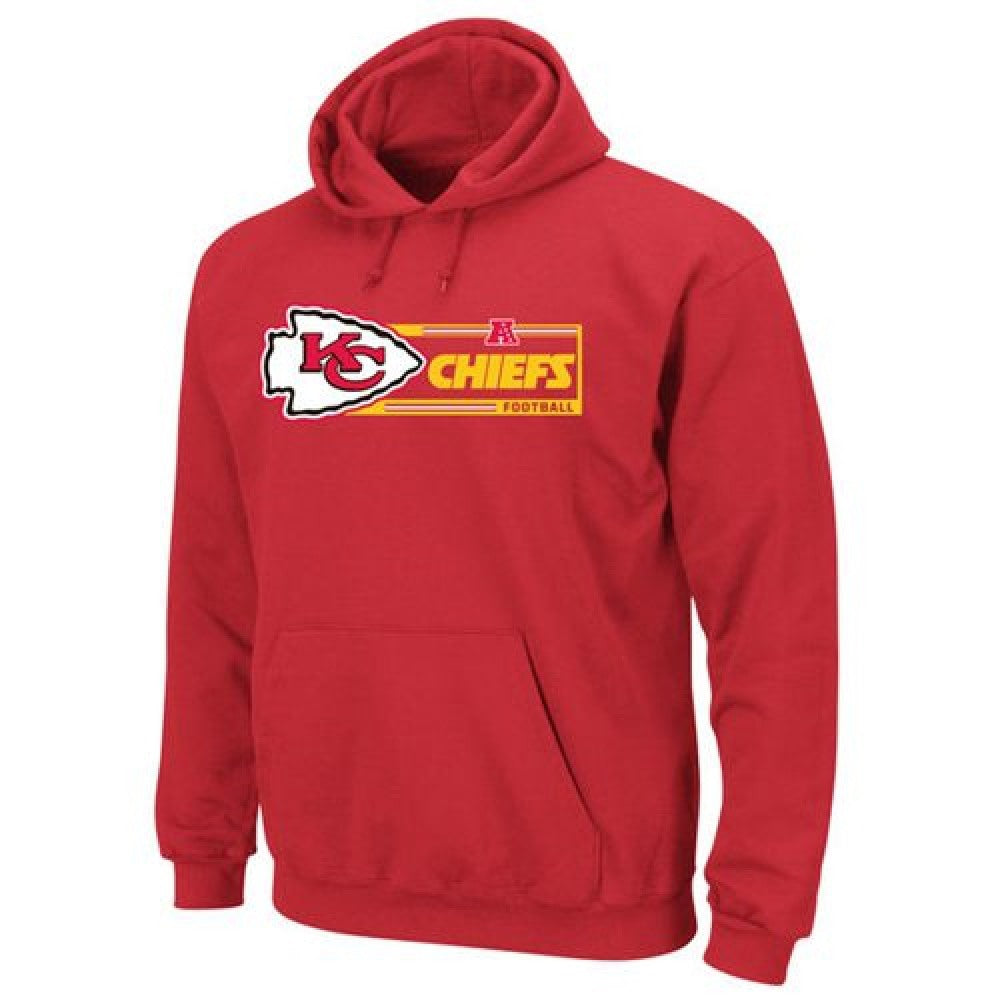 Kansas City Chiefs Majestic Critical Victory VII Pullover Hoodie Red 