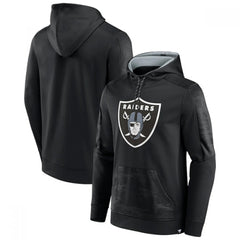 Men's Las Vegas Raiders Black On The Ball Pullover Hoodie 