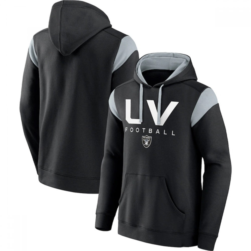 Men's Las Vegas Raiders Black Call The Shot Pullover Hoodie 