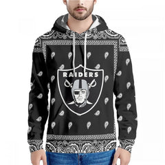 Men's Las Vegas Raiders Black Pullover Hoodie 