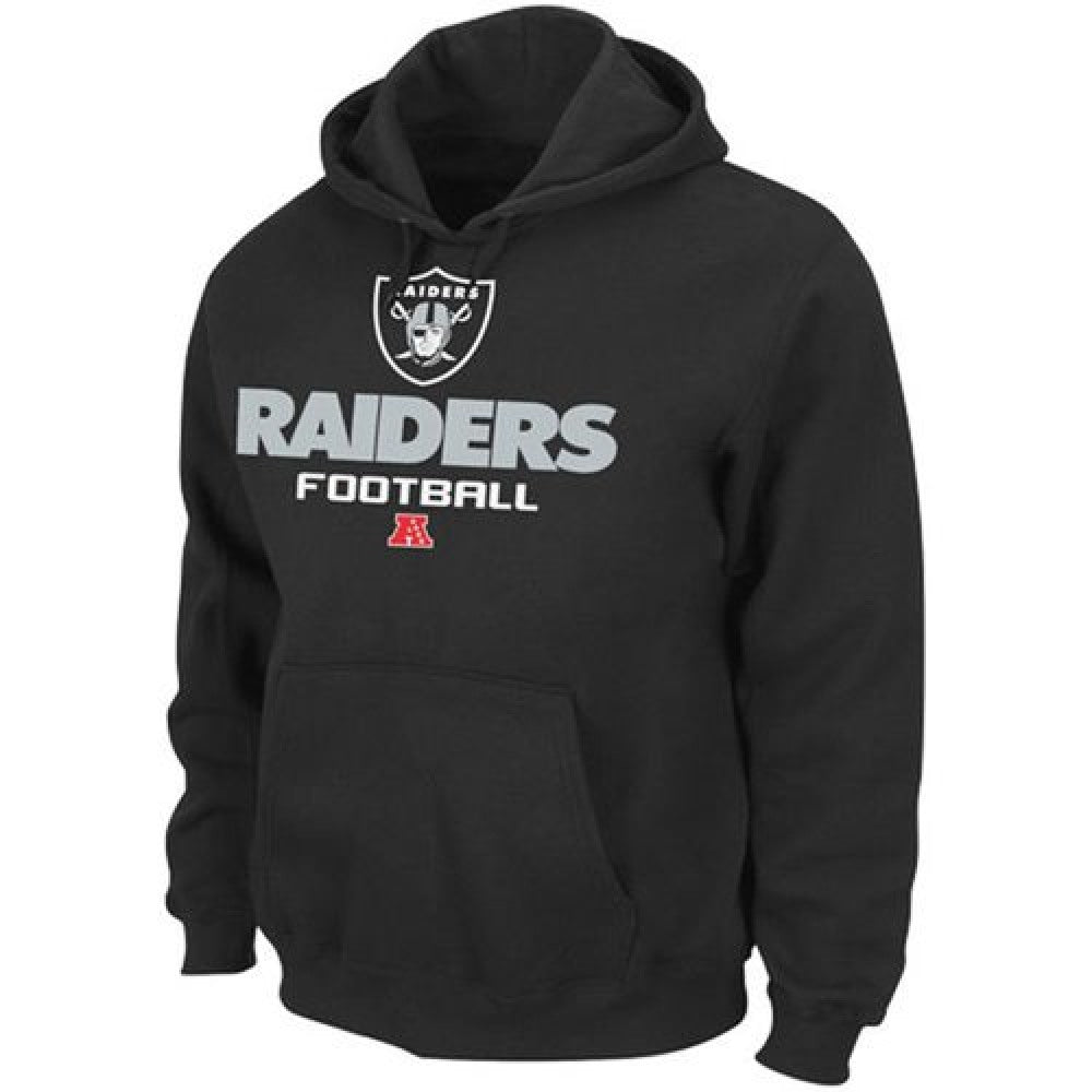 Oakland Raiders Majestic Critical Victory Pullover Hoodie Black 