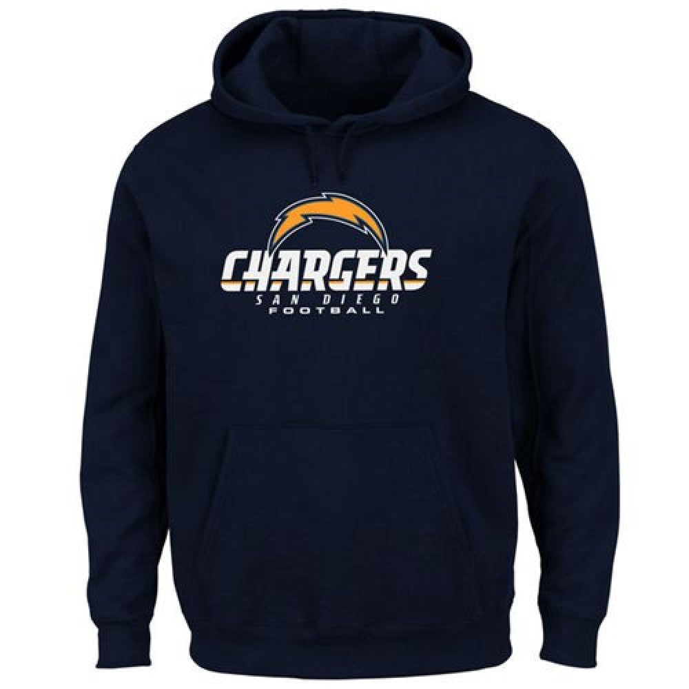 San Diego Chargers Critical Victory Pullover Hoodie Navy Blue 