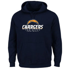 San Diego Chargers Critical Victory Pullover Hoodie Navy Blue 