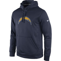 San Diego Chargers Practice Performance Pullover Hoodie Navy 