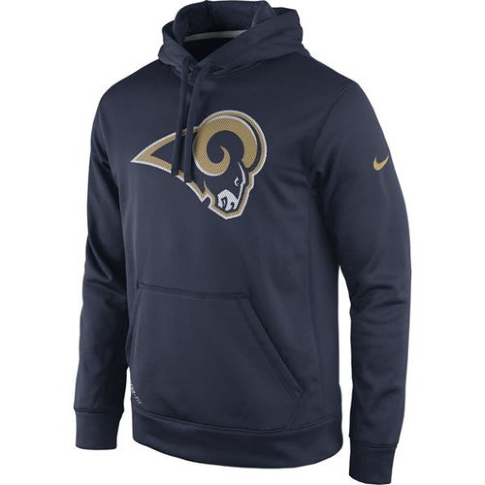 Los Angeles Rams Practice Performance Pullover Hoodie Navy 