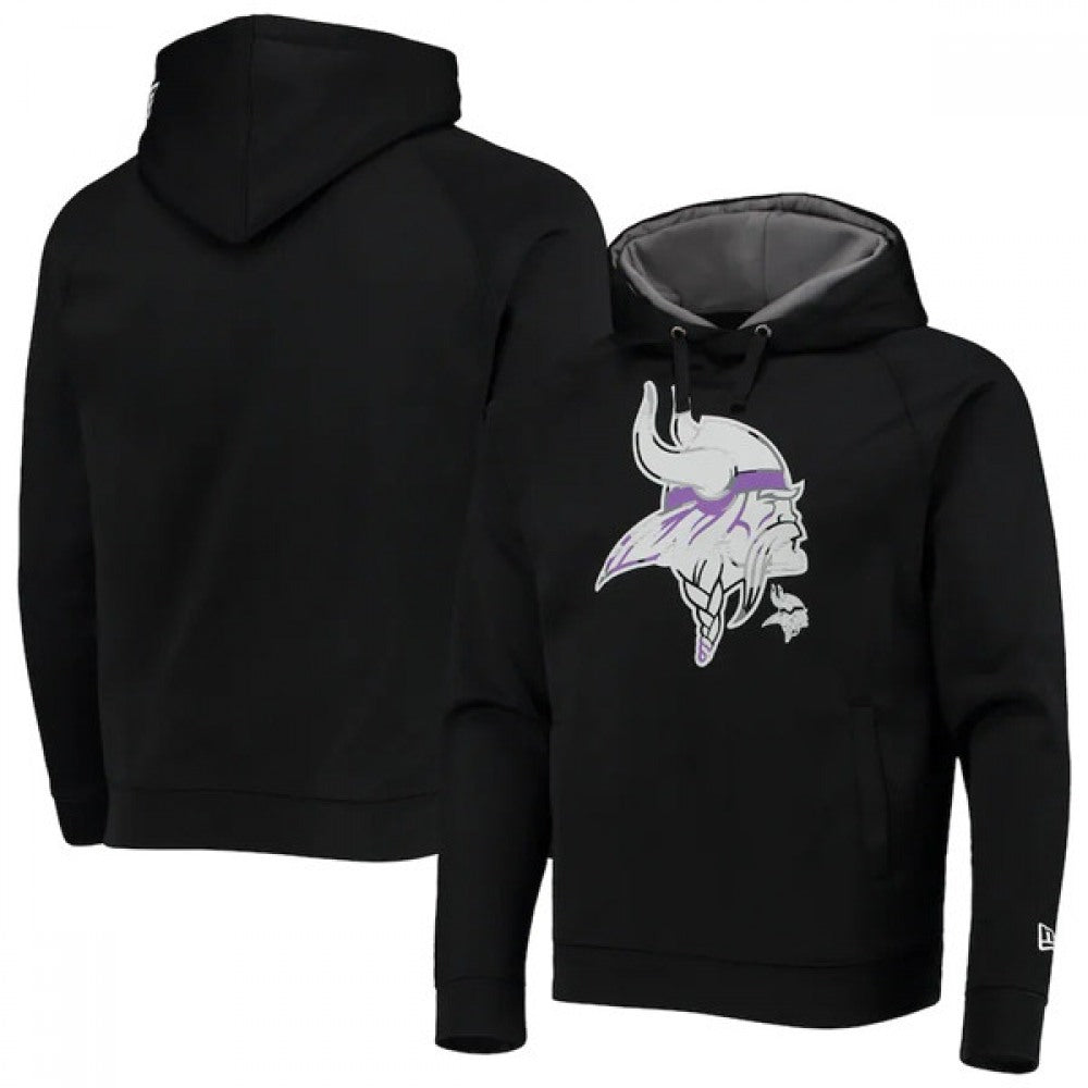 Men's Minnesota Vikings Black Pullover Hoodie 
