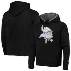 Men's Minnesota Vikings Black Pullover Hoodie 