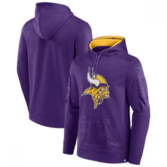 Men's Minnesota Vikings Purple On The Ball Pullover Hoodie 