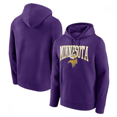 Men's Minnesota Vikings Purple Gridiron Classics Campus Standard Pullover Hoodie 