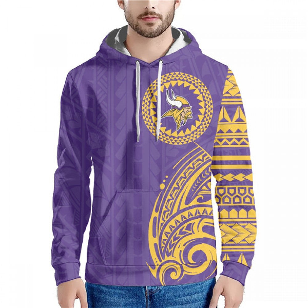Men's Minnesota Vikings Purple Hoodie 