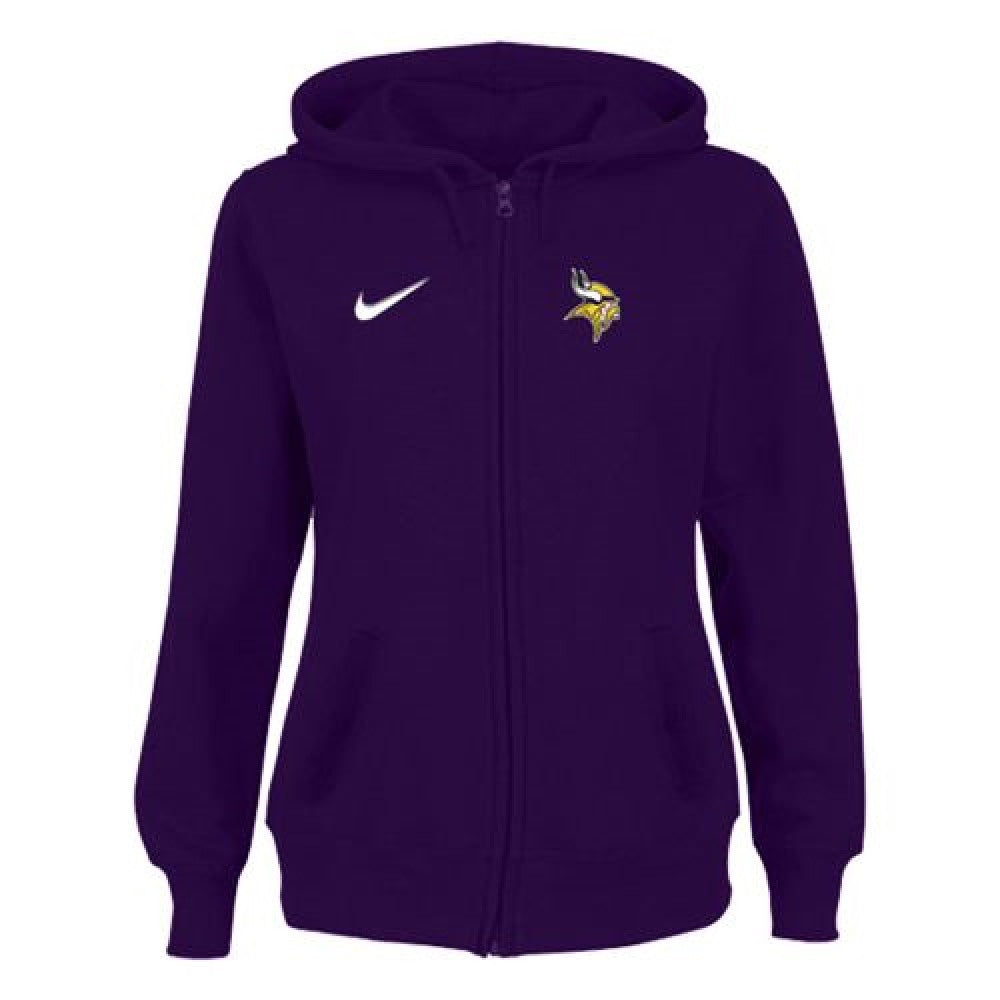 Women's Minnesota Vikings Stadium Rally Full Zip Hoodie Purple 