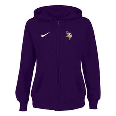 Women's Minnesota Vikings Stadium Rally Full Zip Hoodie Purple 