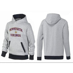 Minnesota Vikings Heart & Soul Pullover Hoodie Grey & Black 