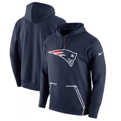 Men's New England Patriots Navy Champ Drive Vapor Speed Pullover Hoodie 