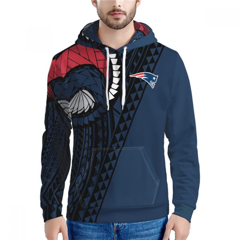 Men's New England Patriots Navy Hoodie 
