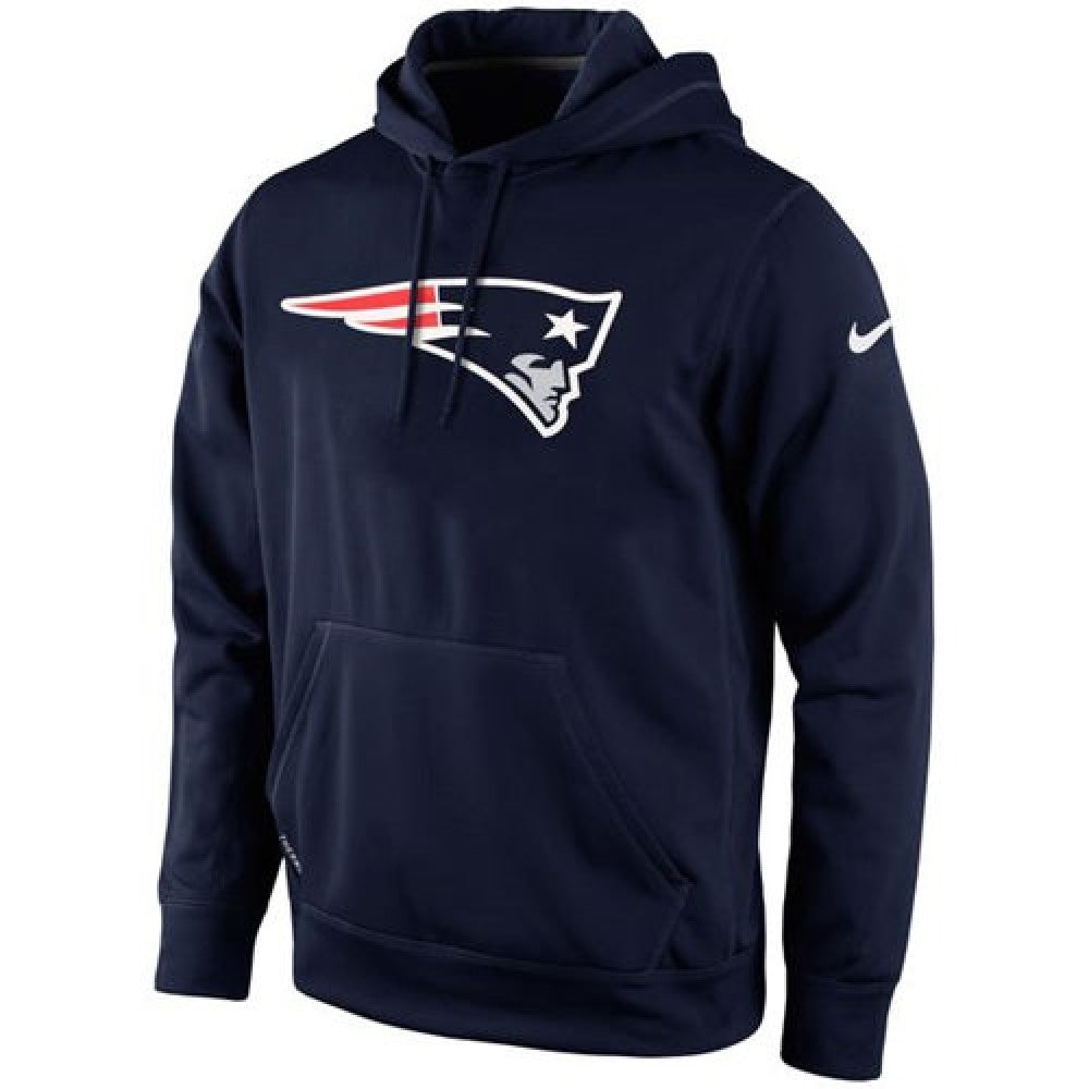 New England Patriots KO Logo Essential Hoodie Navy Blue 