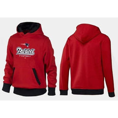 New England Patriots Critical Victory Pullover Hoodie Red & Black 
