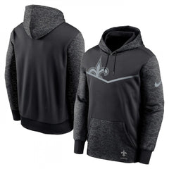 Men's New Orleans Saints Black Reflective Therma Hoodie 