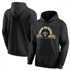 Men's New Orleans Saints Black Pullover Hoodie 