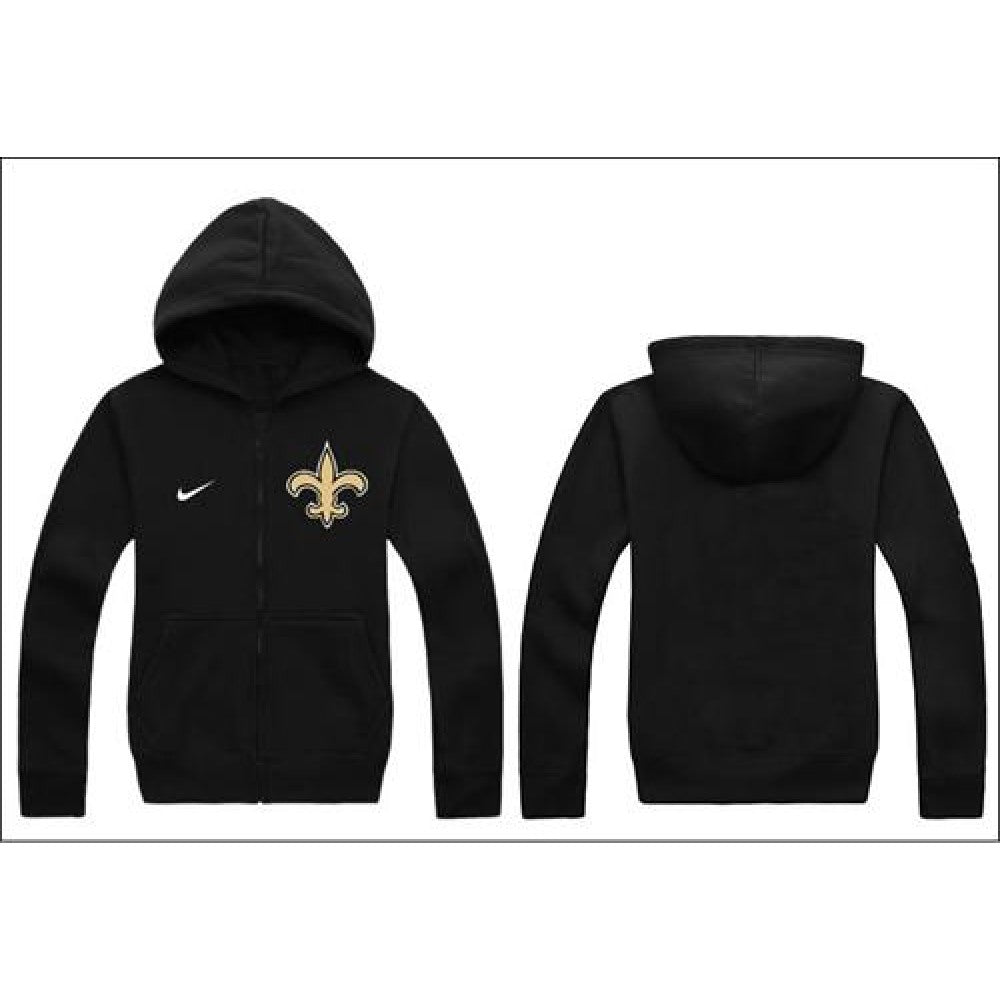 New Orleans Saints Authentic Logo Hoodie Black 