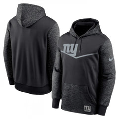 Men's New York Giants Black Reflective Therma Hoodie 