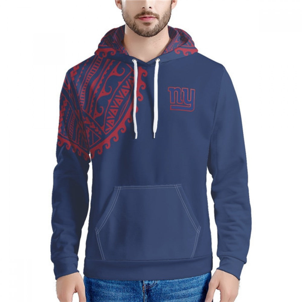 Men's New York Giants Blue Hoodie 