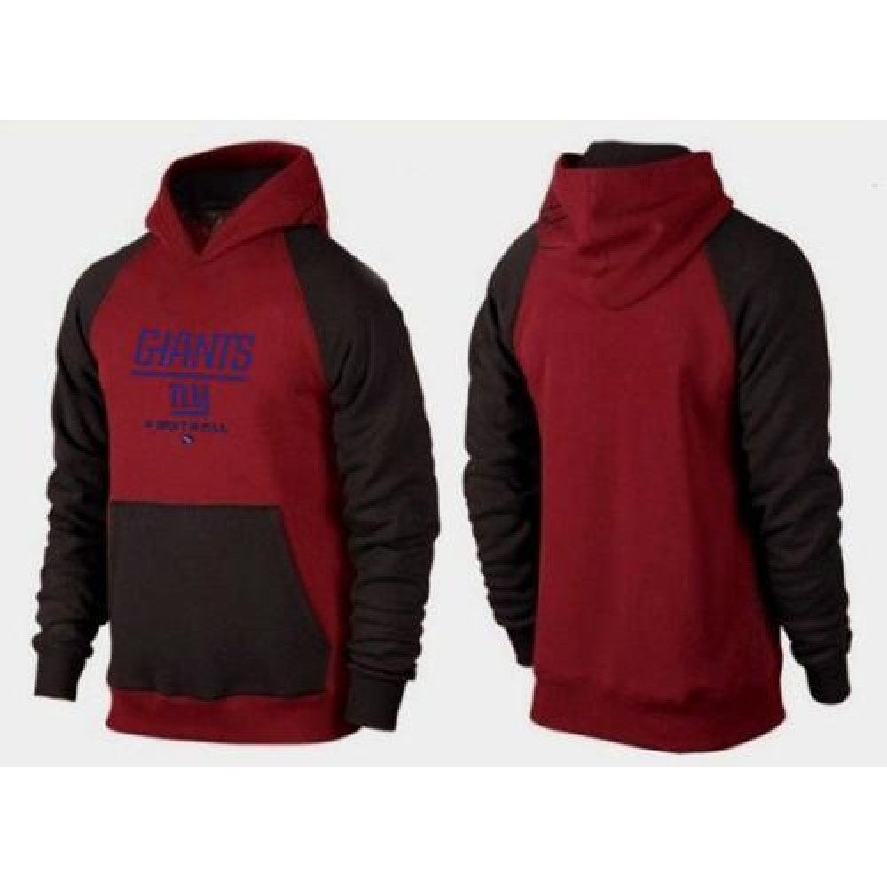 New York Giants Critical Victory Pullover Hoodie Burgundy Red & Black 
