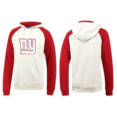 New York Giants Logo Pullover Hoodie White & Red 