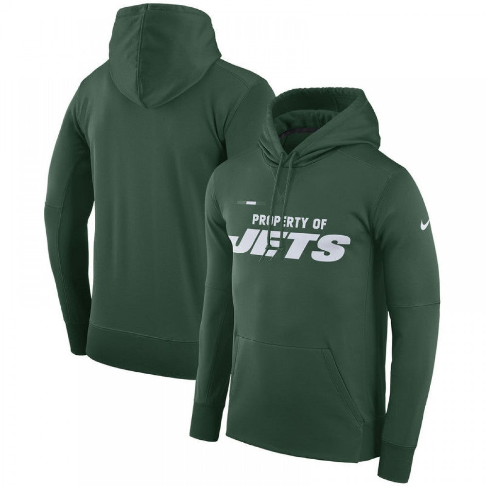 Men's New Orleans Saints Green Circuit Property Of Performance Pullover Hoodie 