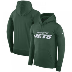 Men's New Orleans Saints Green Circuit Property Of Performance Pullover Hoodie 