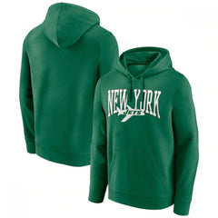 Men's New York Jets Green Gridiron Classics Campus Standard Pullover Hoodie 