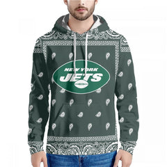 Men's New York Jets Green Pullover Hoodie 